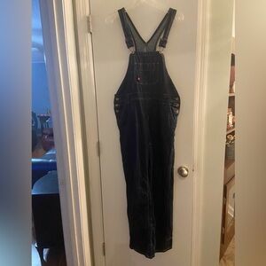 Women’s dark wash size smalll overalls